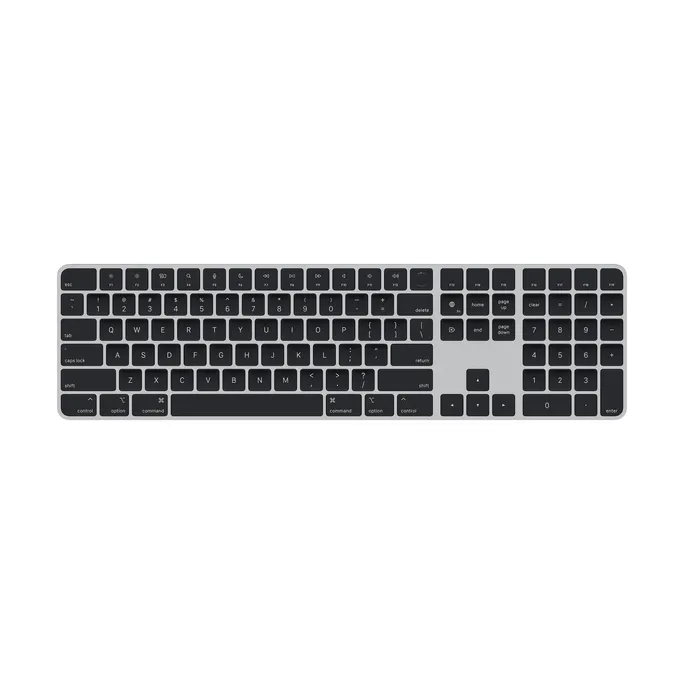 Magic Keyboard Touch ID und Ziffernblock für Mac mit Apple Chip silber schwarz