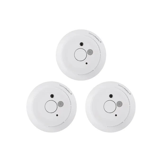 Homematic IP 10-Jahres Rauchwarnmelder HMIP-SWSD • 3er Pack