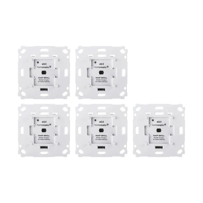 Homematic IP Rollladenaktor für Markenschalter - Unterputz HmIP-BROLL • 5er Pack