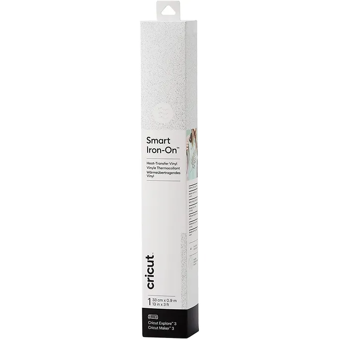 Cricut Smart Iron-on Bügelfolie 33x91cm (Glitter White)