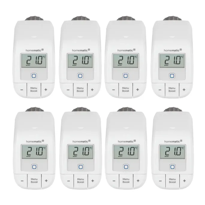 Homematic IP Heizkörperthermostat – basic HmIP-eTRV-B • 8er Pack