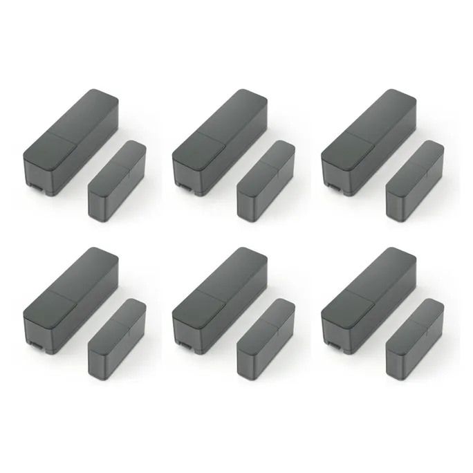 Bosch Smart Home Tür-/ Fensterkontakt II Plus (anthrazit), 6er Pack