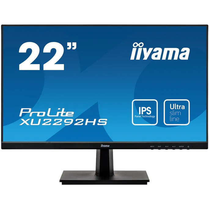iiyama ProLite XU2292HS-B1 55,9cm (22") FHD IPS LED-Office-Monitor HDMI/DP/VGA