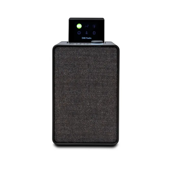 Pure Evoke Spot Kompaktes Musiksystem mit DAB+ und Internetradio, Coffee Black