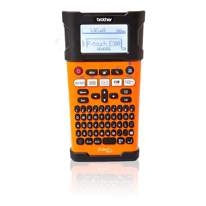 Brother P-touch E300VP Beschriftungsgerät LiIon-Akku