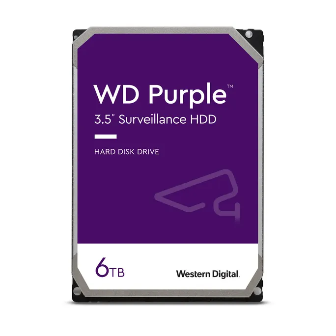 WD Purple WD64PURZ - 6 TB 3,5 Zoll SATA 6 Gbit/s