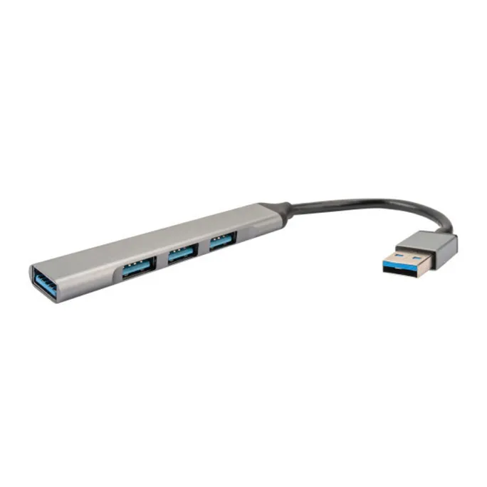 4smarts 4in1 Hub 3x USB-A 2.0, 1x USB-A 3.0 spacegrau