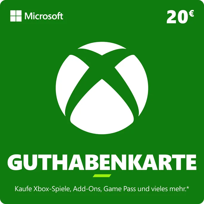 Xbox Guthabenkarte 20 EUR DE