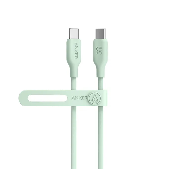Anker 543 Eco-friendly Bio-TPU-Kabel USB-C zu USB-C 0,9m grün
