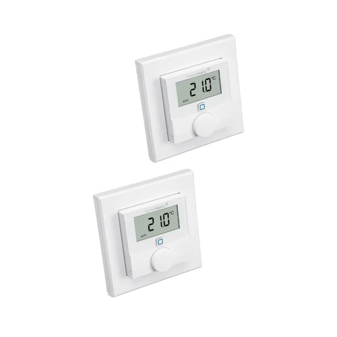 Homematic IP Wandthermostat mit Luftfeuchtigkeitssensor HmIP-WTH-1 • 2er Pack