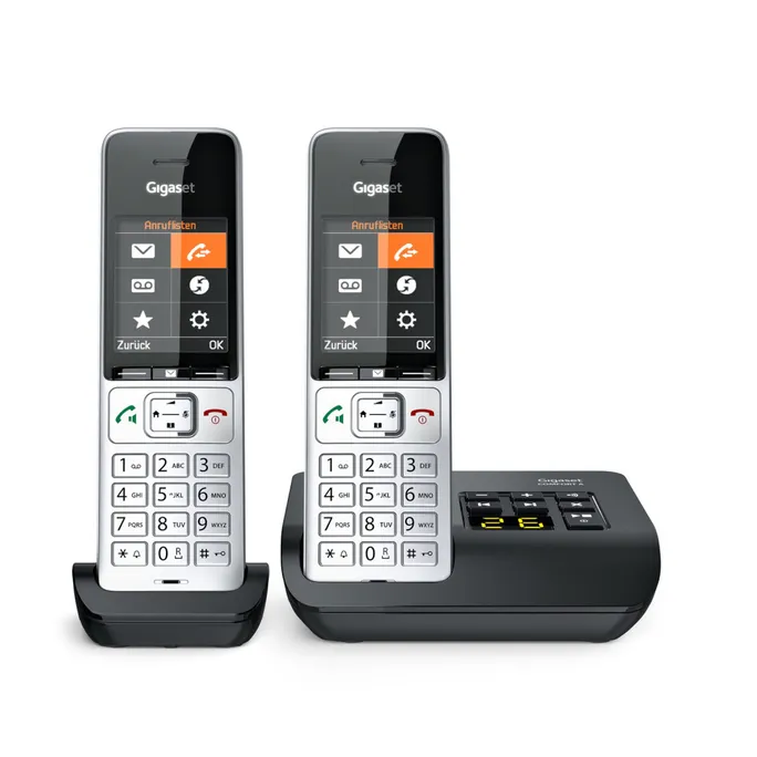 Gigaset Comfort 500A Duo - Schnurlostelefon- Rufnummernanzeige, Anrufbeantworter