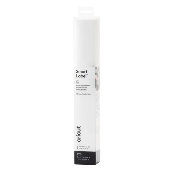 Cricut Smart Label Papier – auflösbar 33x61 cm (weiß)