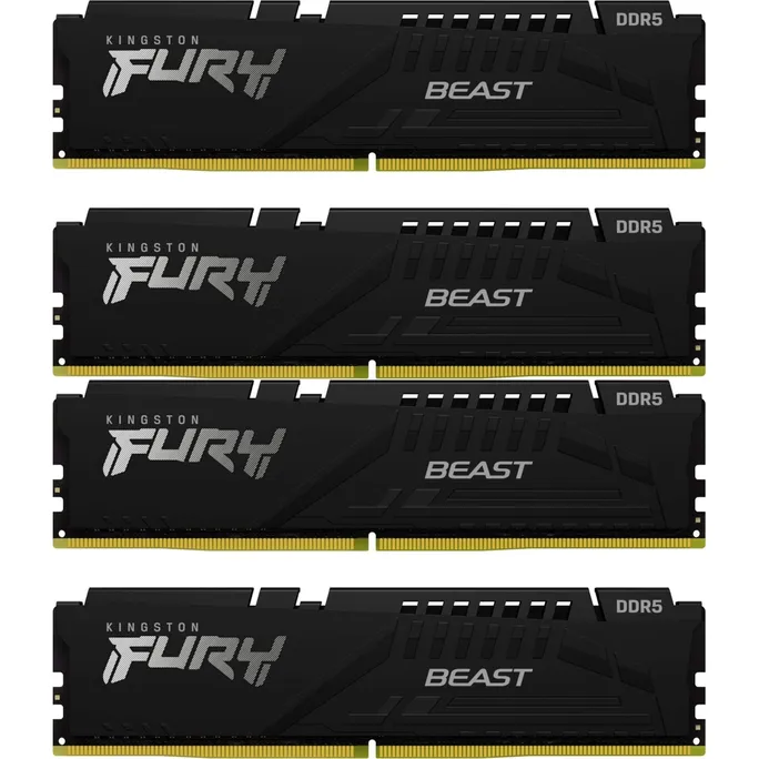 128GB (4x32GB) KINGSTON FURY Beast Black XMP DDR5-5600 CL40 RAM Speicher Kit