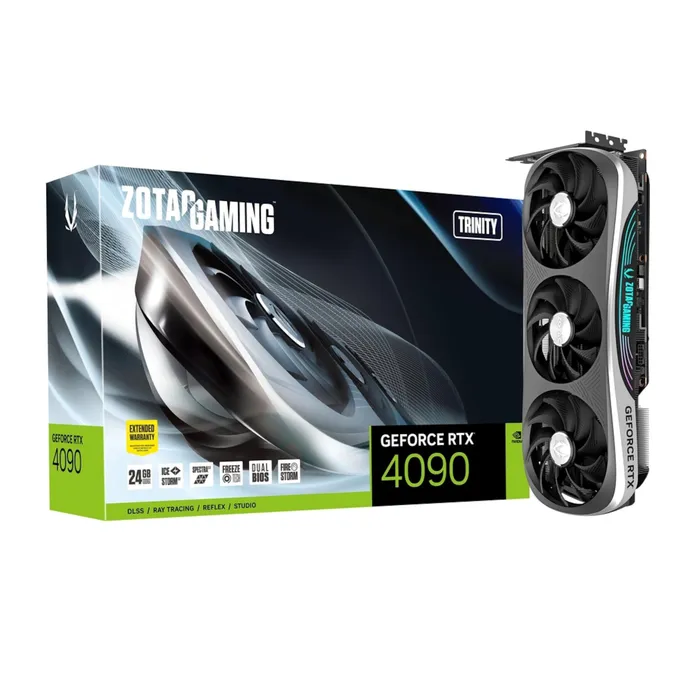 ZOTAC GAMING GeForce RTX 4090 TRINITY 24GB GDDR6X Grafikkarte 3xDP/HDMI