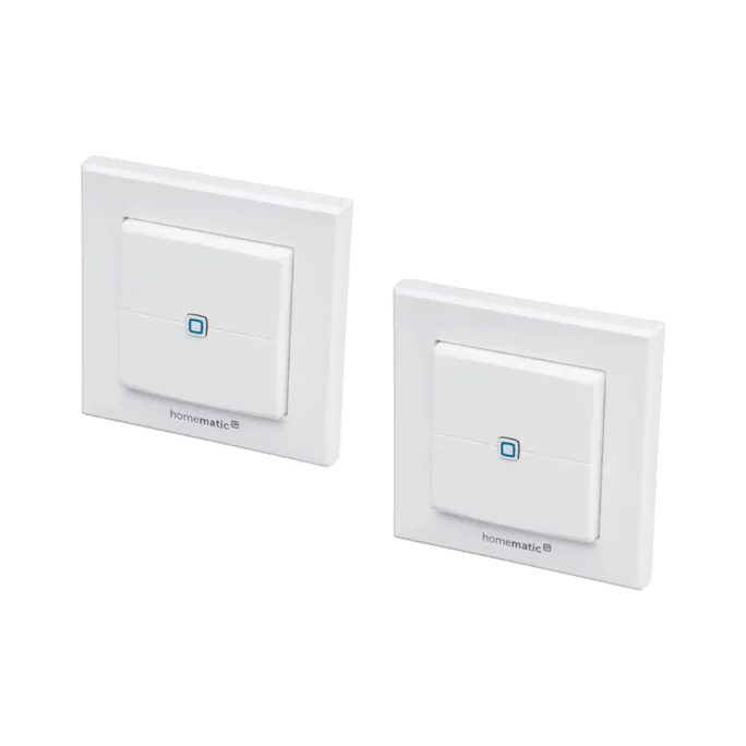 Homematic IP Wandtaster 2-fach HMIP-WRC2 • 2er Pack