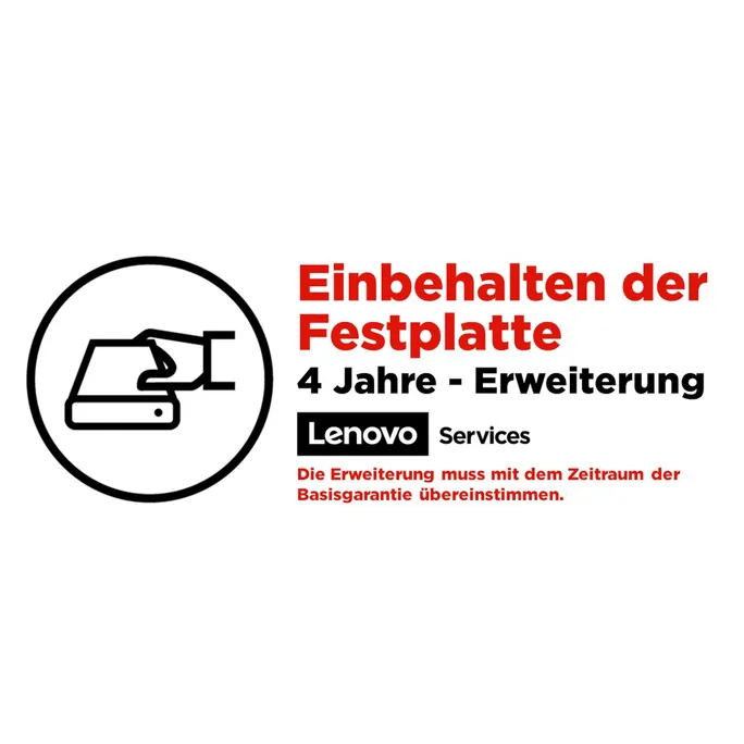 Lenovo Garantieerweiterung 4 Jahre KYD  5PS0D80901
