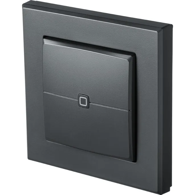 Homematic IP Wandtaster – 2-fach anthrazit HmIP-WRC2-A