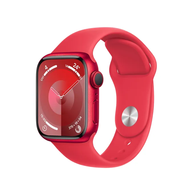 Apple Watch Series 9 GPS 41mm Aluminium Product(RED) Sportarmband ProductRED S/M