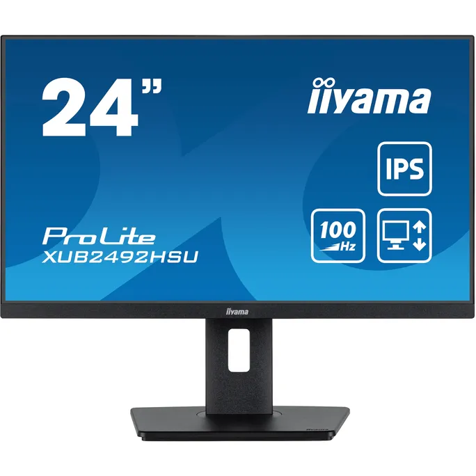 iiyama ProLite XUB2492HSU-B6 60,5cm (23,8") FHD IPS Monitor HDMI/DP/USB 100Hz