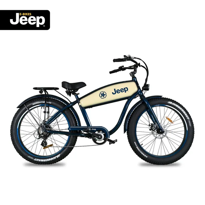 Jeep Cruise E-Bike CR 7005 26" blau/creme