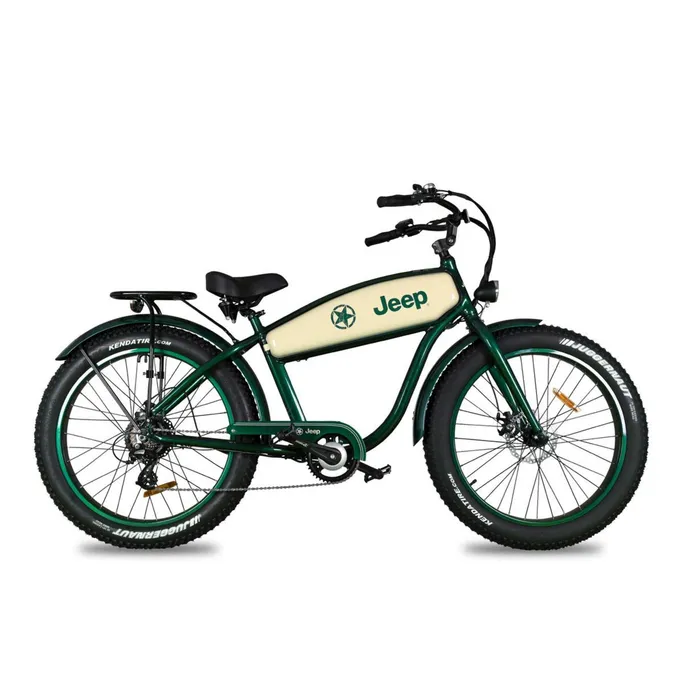 Jeep Cruise E-Bike CR 7004 26" grün/beige
