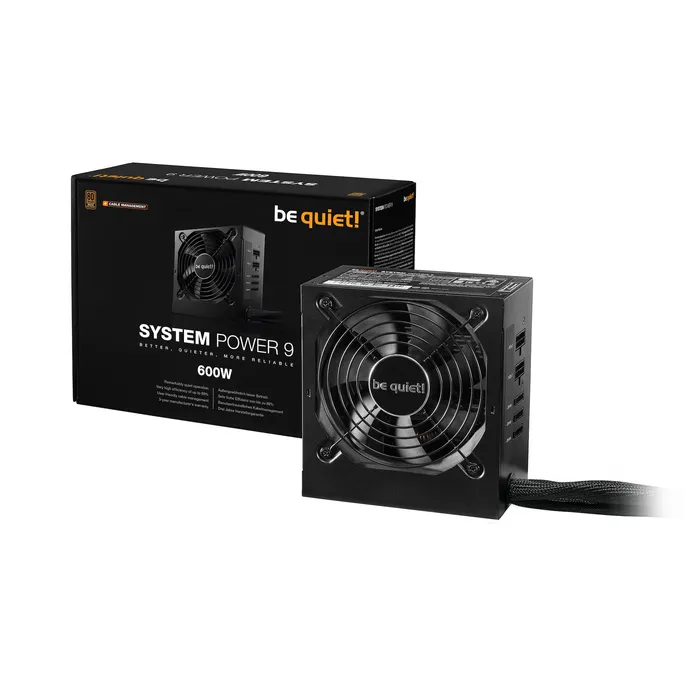 be quiet! System Power 9 CM 600 Watt ATX 2.51 (120mm Lüfter)