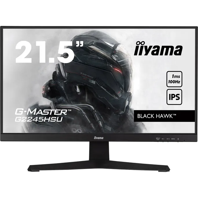 iiyama G-MASTER G2245HSU-B1 54,5cm (22") FHD IPS Gaming Monitor HDMI/DP/USB