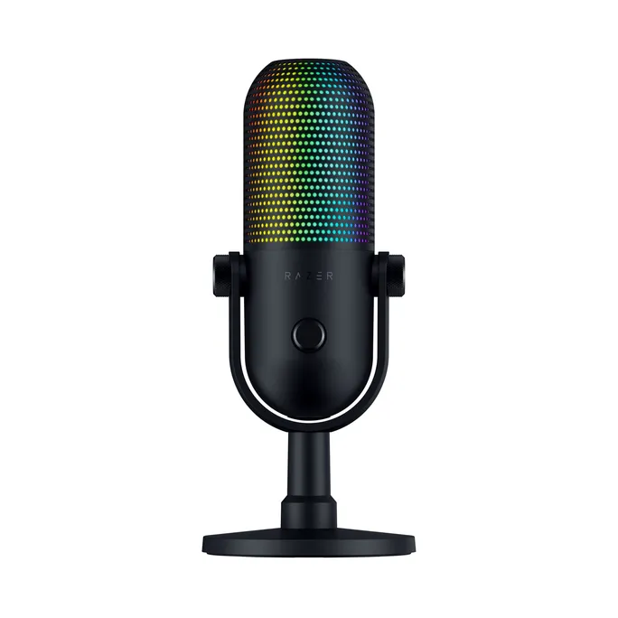 RAZER Seiren V3 Chroma Schwarz - RGB USB Mikrofon mit Tap-to-Mute-Funktion