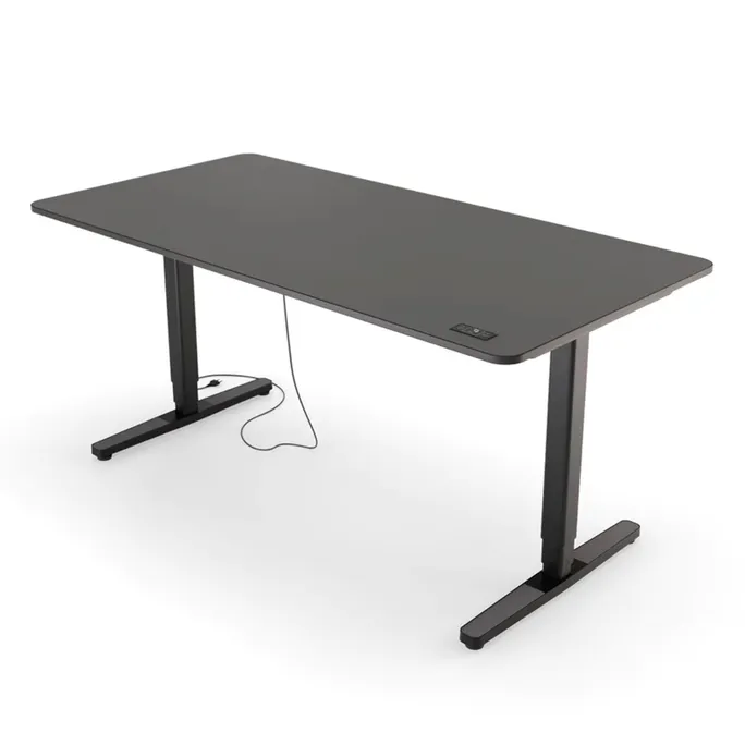 Yaasa Desk Pro 2 - 160x80cm - Dunkelgrau/Schwarz