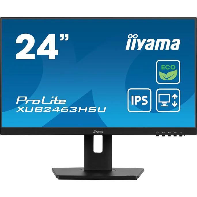 iiyama ProLite XUB2463HSU-B1 60,5cm (23,8") FHD IPS Monitor HDMI/DP/USB 100Hz