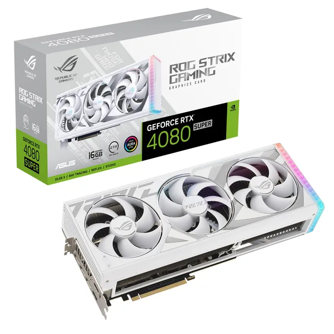 ASUS ROG Strix GeForce RTX 4080 SUPER White Edition 16GB Grafikkarte