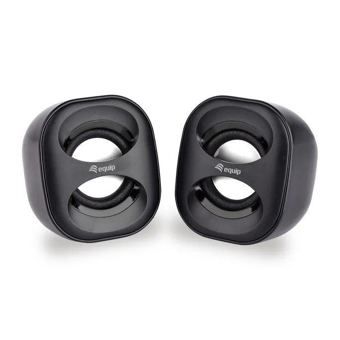 EQUIP 245330 Mini USB-Lautsprecher, Black [Schwarz]