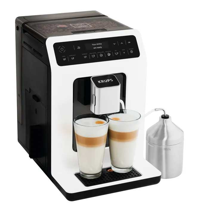 Krups EA891 Evidence Espresso-Vollautomat Schwarz / Weiß