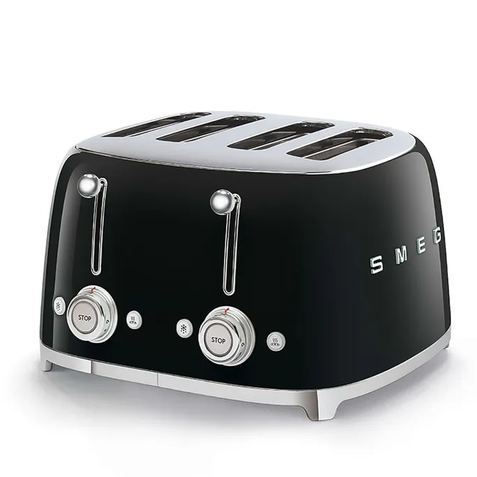 SMEG TSF03BLEU 50s Style Toaster Schwarz
