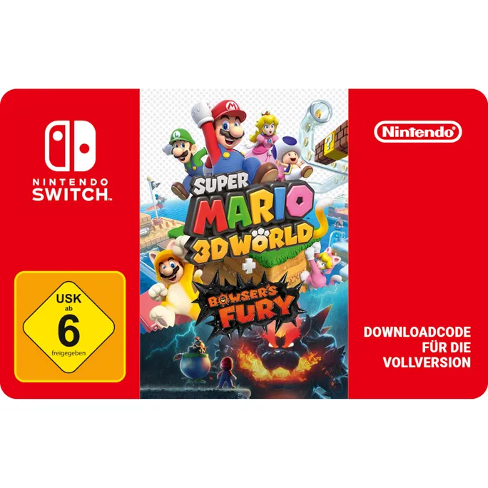 Super Mario 3D World and Bowsers Fury Nintendo Digital Code