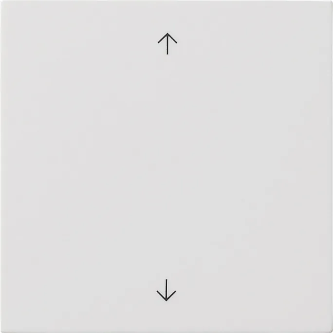 Gira S3000 Bedienaufsatz Pfeilsymbole Flächenschalter Reinweiß glänzend