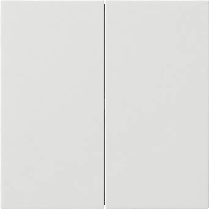 Gira S3000 Bedienaufsatz 2fach Flächenschalter Reinweiß glänzend