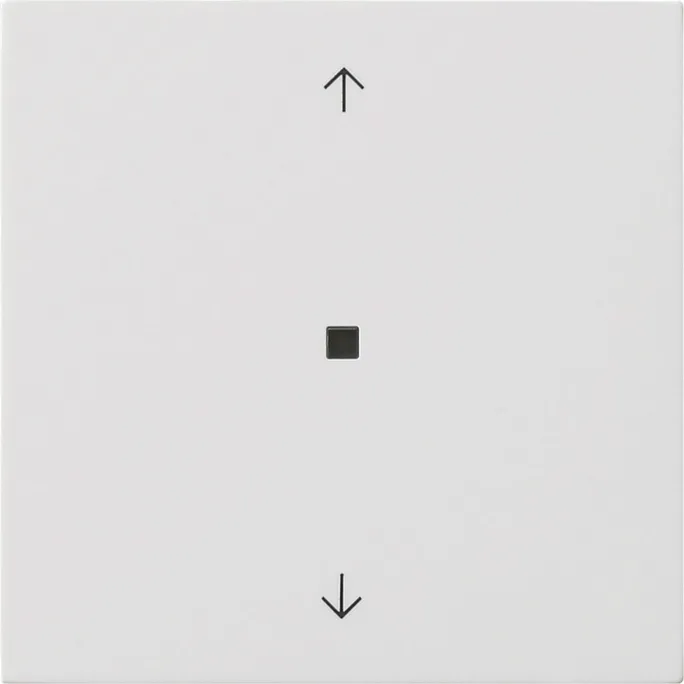 Gira S3000 Bedienaufsatz BT Pfeilsymbole Flächenschalter Reinweiß glänzend