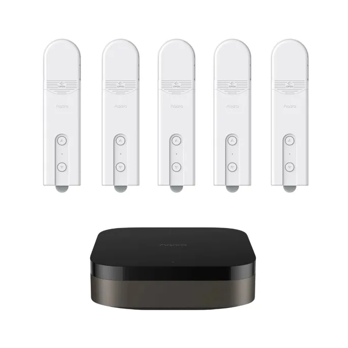 Aqara Starter Set Smarte Beschattung • 5x Rollladenaktor • Hub M3