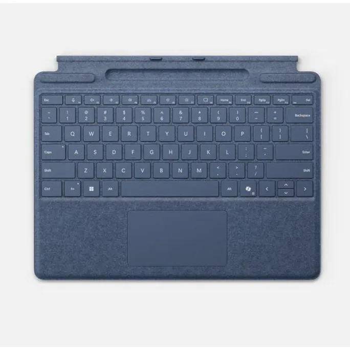 Microsoft Surface Pro Keyboard mit Stiftaufbewahrung saphir