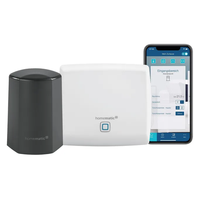 Homematic IP smarte Wetterstation Temperatur + Luftfeuchtigkeit mit Access Point