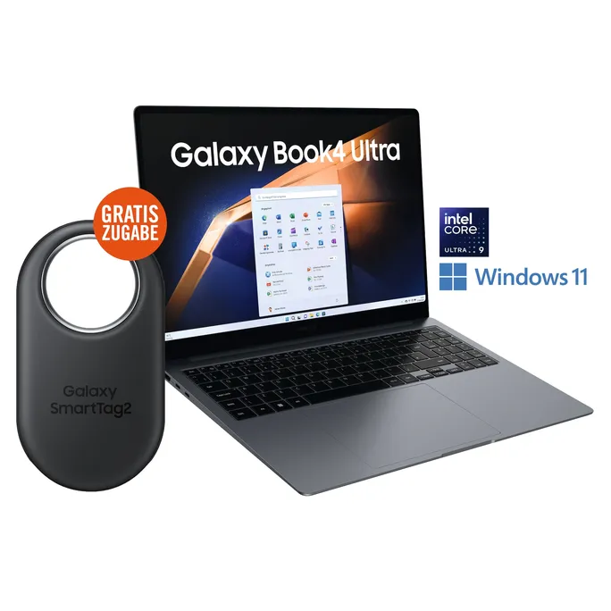 SAMSUNG Galaxy Book4 Ultra 16" Ultra 9 185H 32GB/1TB SSD Win11 +SmartTag2