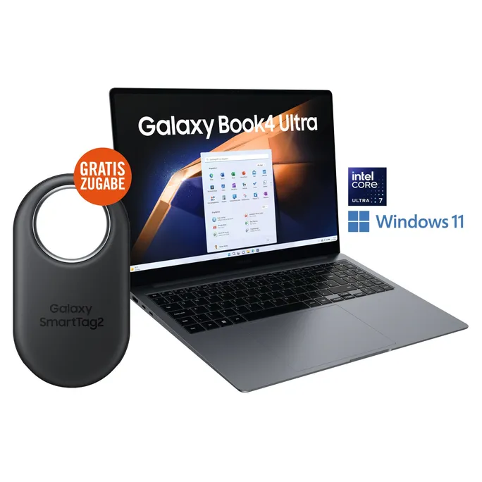 SAMSUNG Galaxy Book4 Ultra 16" Ultra 7 155H 16/512GB SSD Win11 +SmartTag2