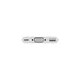Apple MJ1L2ZM/A USB-C VGA Multiport Adapter weiß / gold