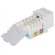 Intellinet Abschließbare Cat6 Modularbuchse ungeschirmt UTP Keystone weiß