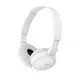 Sony MDR-ZX110APW small ear shell headphones,  white