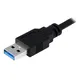 Startech USB 3.0 Adapterkabel zu 2,5" SATA III UASP SSD/HDD St./St. schwarz
