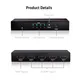Club3D CSV-1370 HDMI 2.0 UHD SWITCHBOX 4 PORTS 4K 60Hz schwarz
