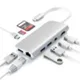 Satechi USB-C Multimedia Adapter Silber