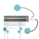 i-tec U3CHARGEHUB16 Charging Hub 16x USB3.0, 90W Netzteil